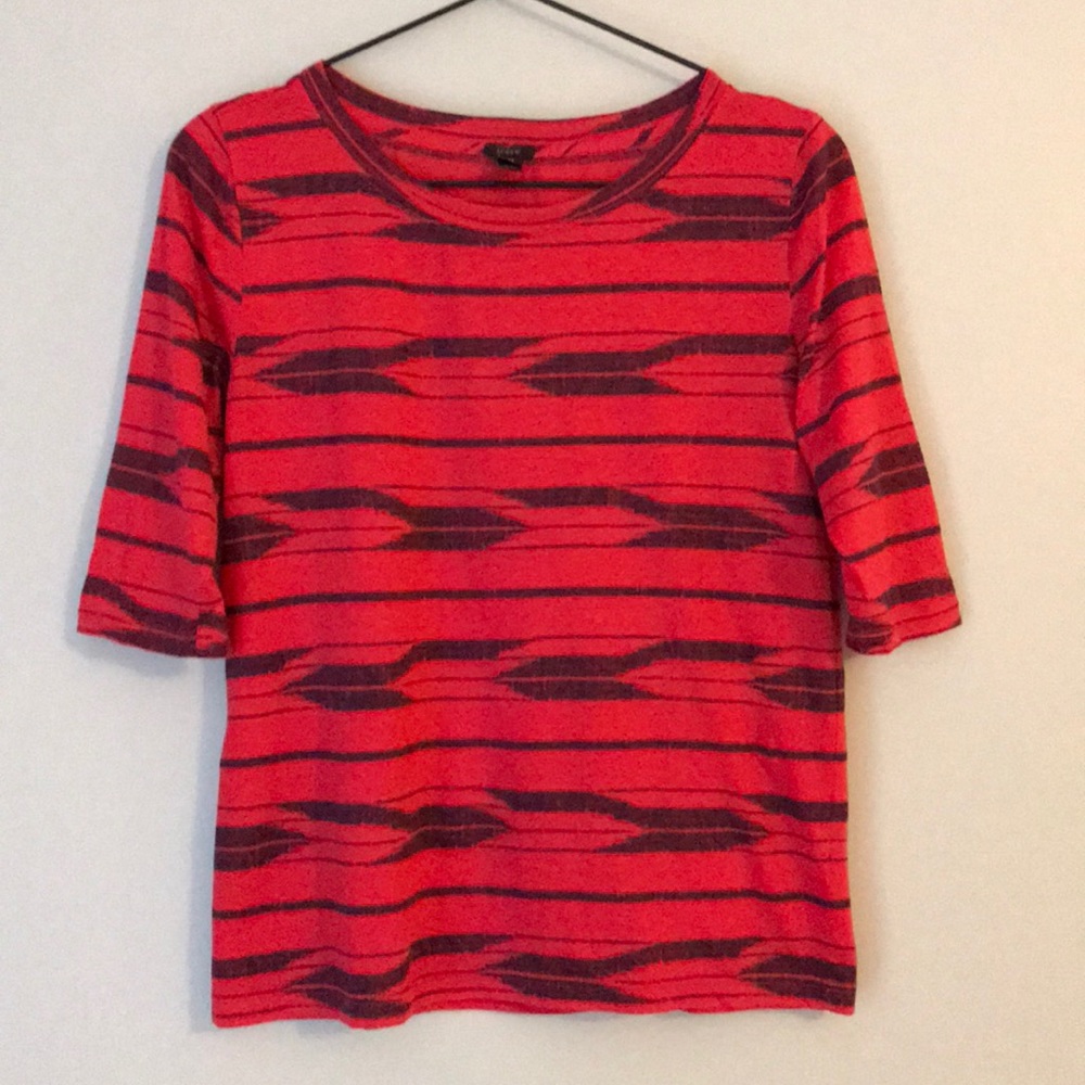 Jcrew ikat tee, XS